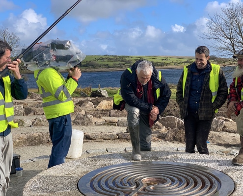 Channel 4 filming Will Coleman, Thomas Thrussell and Gary Thrussell for the TV Show Devon and Cornwall series 4, episode 4 Heart of Kerdroya - Golden Tree Productions & Thrussells- Thrussells